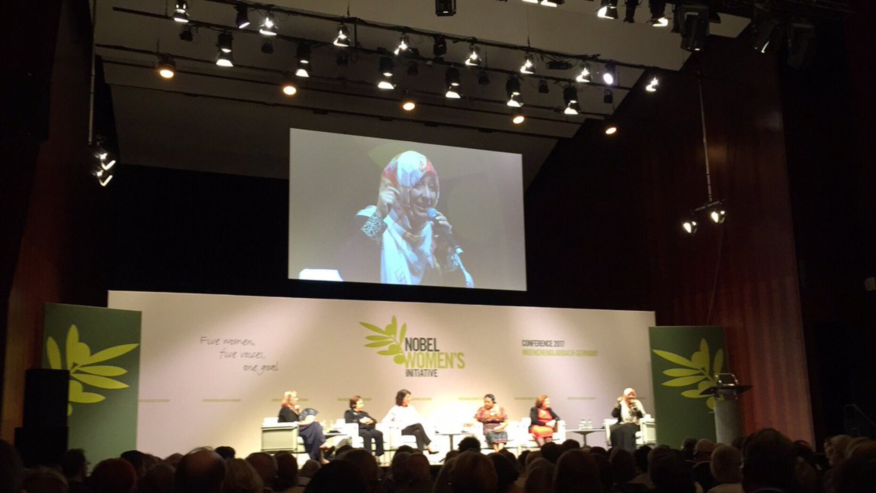 كلمة الناشطة الحائزة على جائزة نوبل للسلام توكل كرمان خلال ندوة عقدت على هامش مؤتمر المقاومة النسائية العالمية - ألمانيا